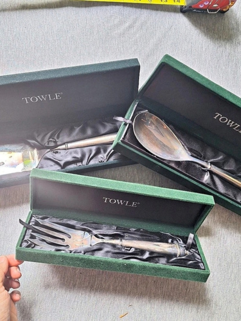 Towle Serving Flatware Set Silver Vintage Original Box